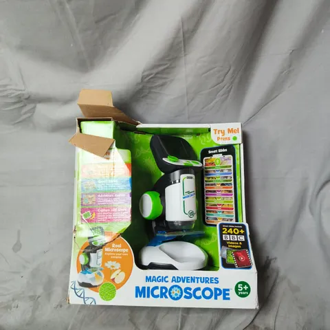 MAGIC ADVENTURES MICROSCOPE – BOXED KIDS' EDUCATIONAL TOY (AGES 5+)