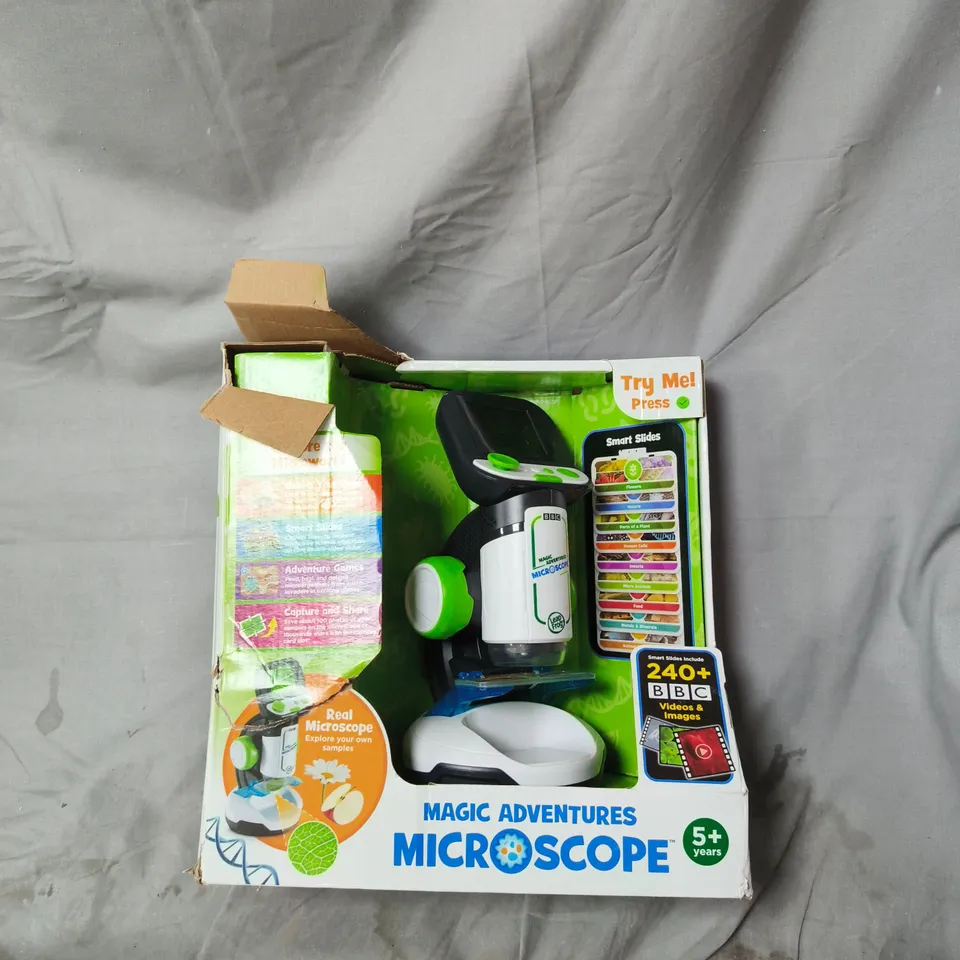 MAGIC ADVENTURES MICROSCOPE – BOXED KIDS' EDUCATIONAL TOY (AGES 5+)