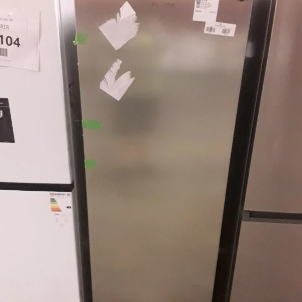 HISENSE RL415N4ACE STAINLESS STEEL FRIDGE - UNPROCESSED RAW RETURN