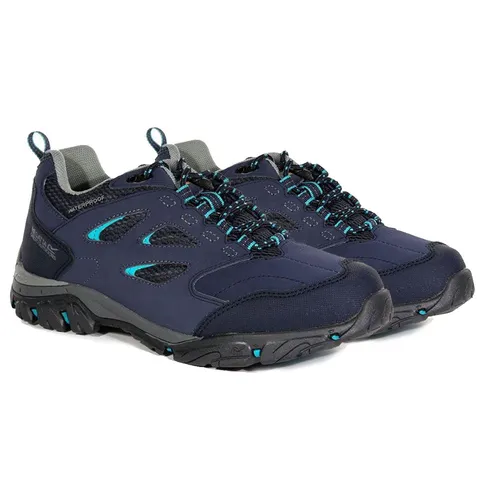 BRAND NEW REGATTA WOMEN'S HOLCOMBE IEP LOW WALKING SHOES - NAVY/ATLANTIC SIZE UK 5