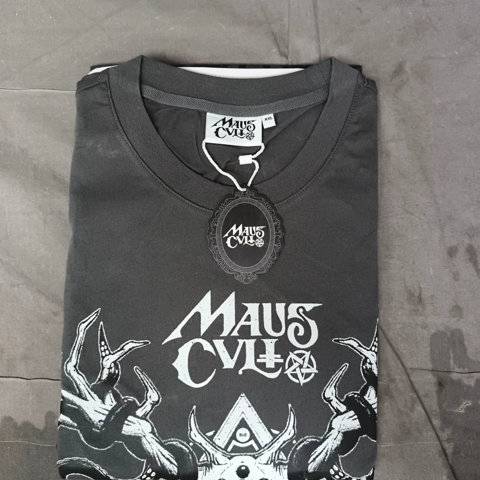 MAUS CVL THULHU OVERSIZED T-SHIRT SIZE AXL