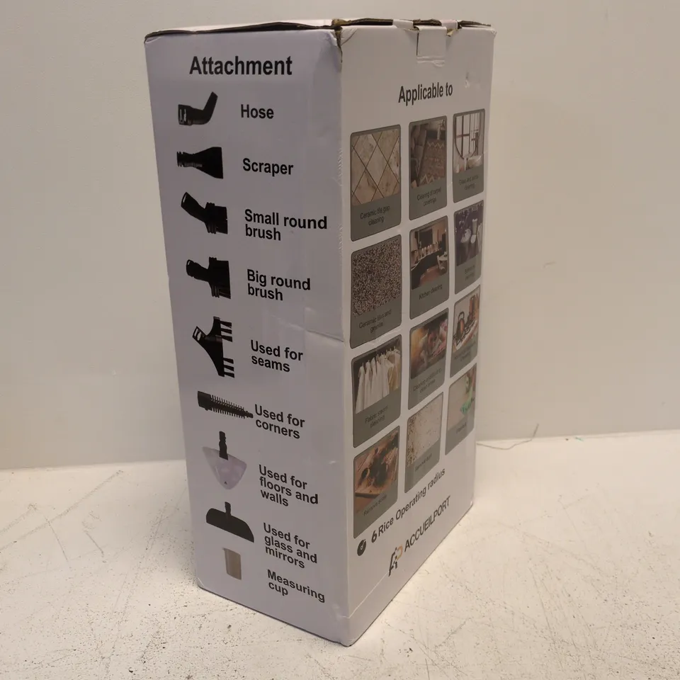 ACCUEILPORT STEAM MOP 12 IN 1 – BOXED