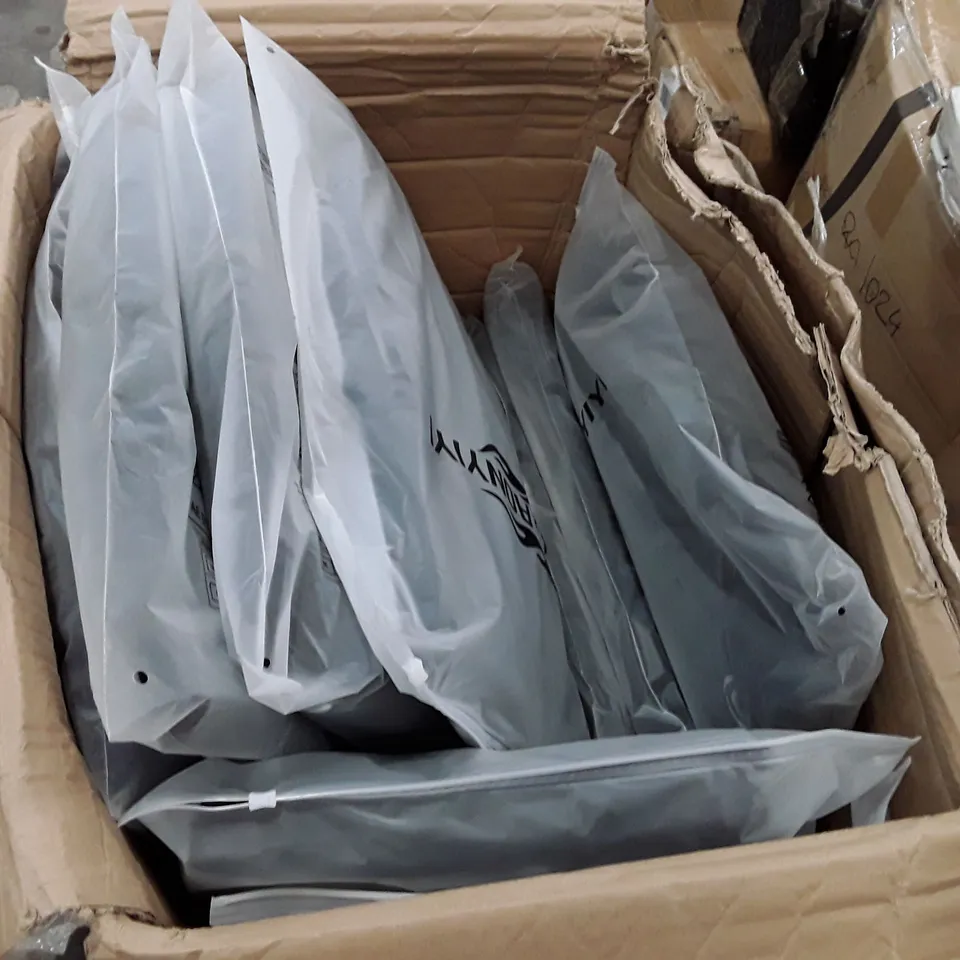 BOX CONTAINING APPROXIMATELY 15 WETSUITS