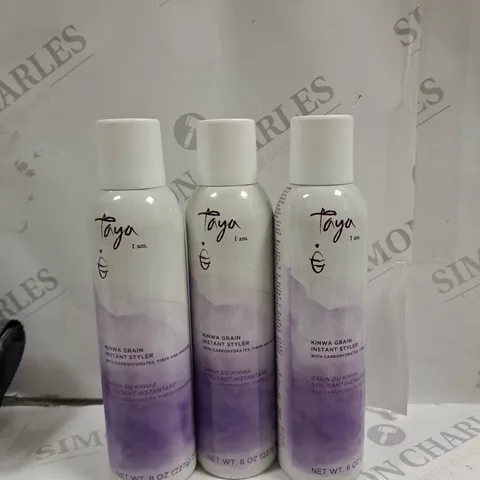 SET OF 3 TAYA I AM KINWA GRAIN INSTANT STYLER