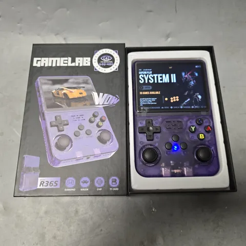 BOXED GAMELAB R36S GAMING CONSOLE 