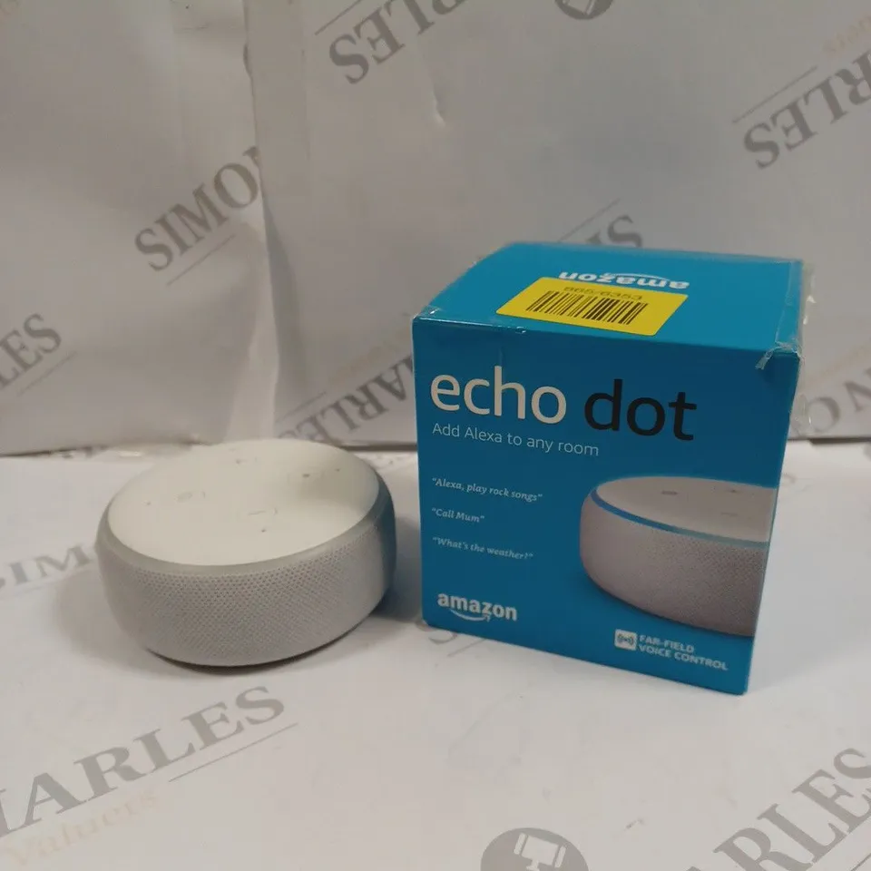 BOXED AMAZON ECHO DOT HOME SPEAKER 