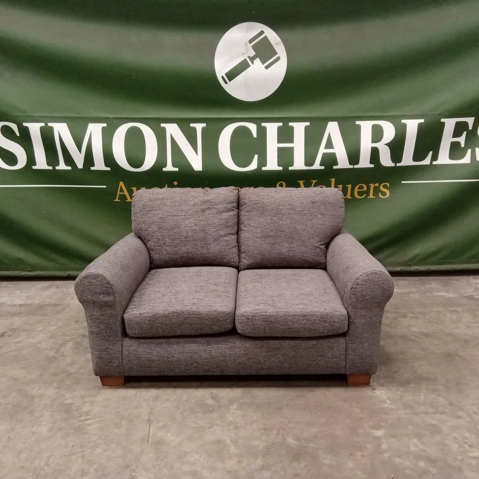 BAILEY 2 SEATER FABRIC SOFA - CHARCOAL RRP £579