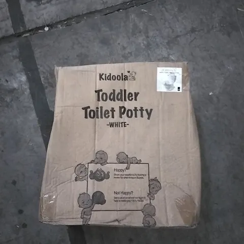 BOXED KIDOOLA TODDLER TOILET POTTY - WHITE 