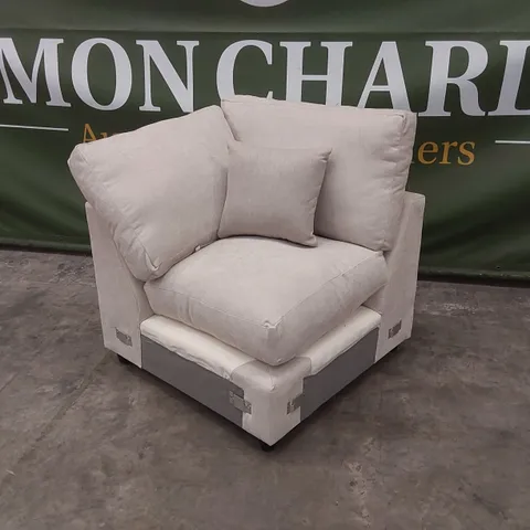QUALITY DESIGNER FABRIC SOFA CORNER SECTION PIECE