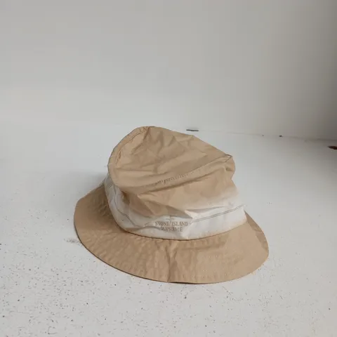 STONE ISLAND X SUPREME TAN BUCKET HAT – SIZE M/L