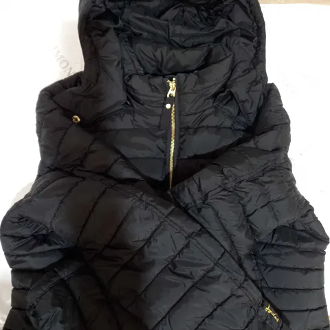 JOULES BLACK PUFFER JACKET SIZE 18