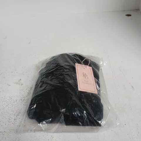 PINK BOUTIQUE COLLAR ME BAD BLACK BELTED PLAYSUIT β UK 10
