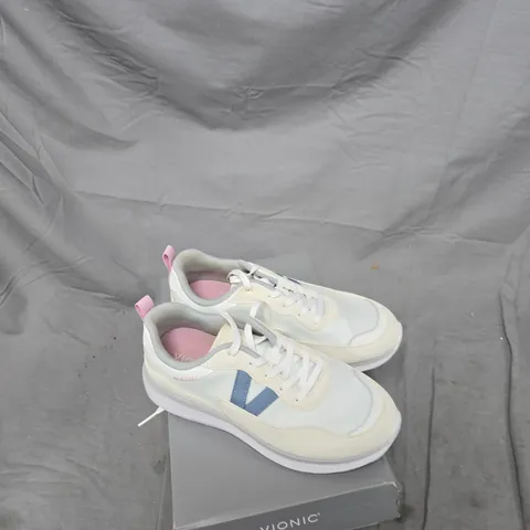 UK 6 VIONIC WOMEN'S SNEAKERS – WHITE/PASTEL (US 8, EU 39)