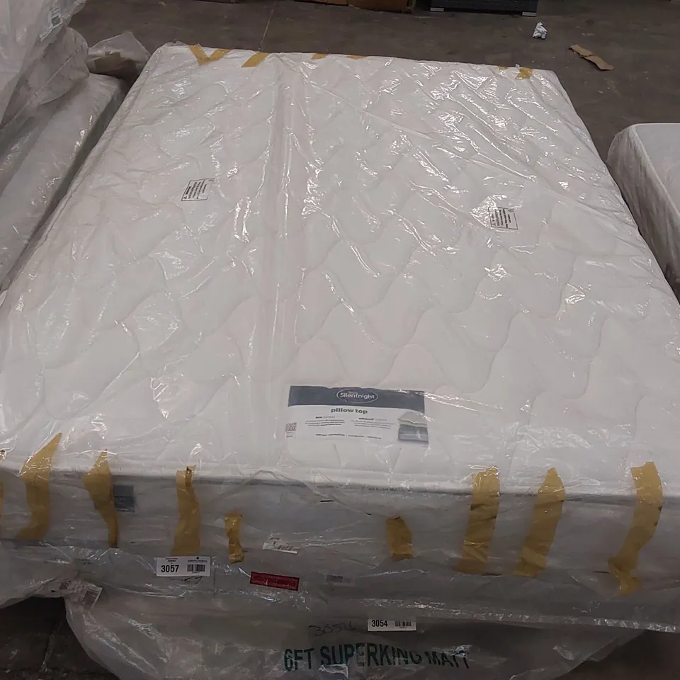 QUALITY BAGGED SILENTNIGHT MIRACOIL PILLOWTOP 5' KINGSIZE MATTRESS  RRP £499