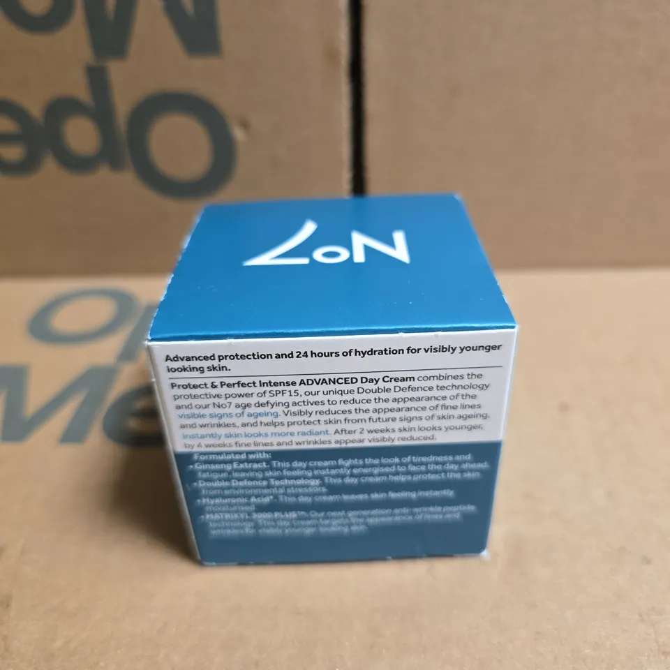 NO7 PROTECT & PERFECT INTENSE ADVANCED DAY CREAM SPF15, 50ML – BOXED