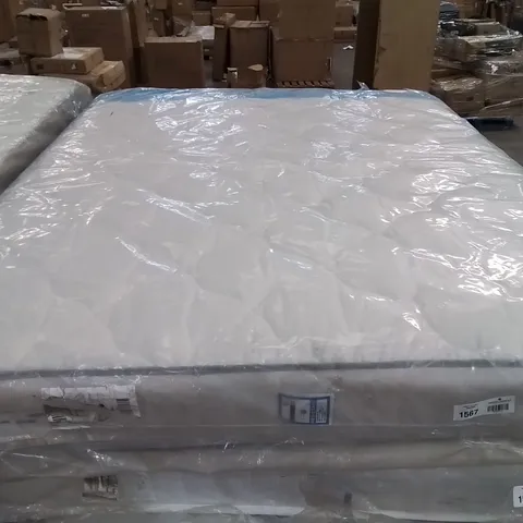 QUALITY BAGGED DESIGNER KING SIZE 150cm AIRSPRUNG LUXURY QUILTED MEDIUM MATTRESS