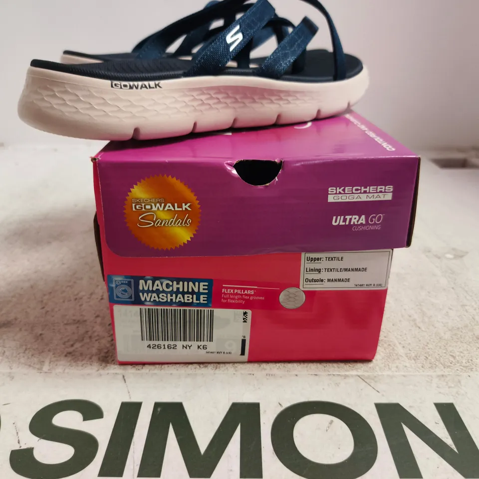 SKECHERS GOWALK SANDALS – NAVY STRAPS, WOMEN'S SANDALS UK 6