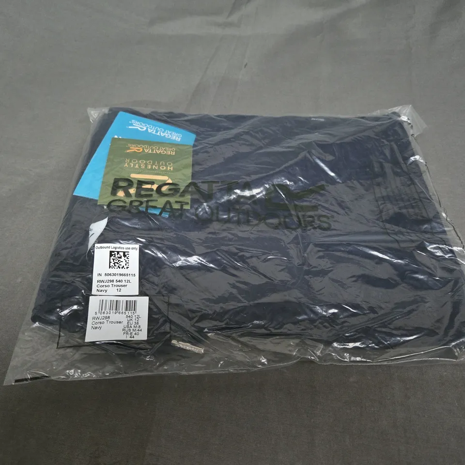 BAGGED REGATTA CORSO TROUSERS SIZE 12