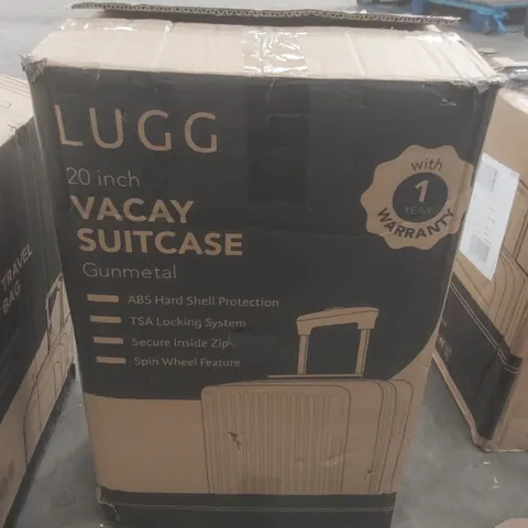BOXED LUGG TRAVEL SUITCASE