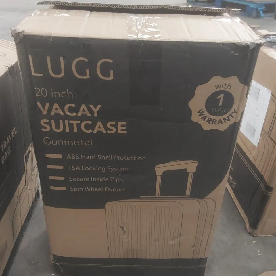 BOXED LUGG TRAVEL SUITCASE