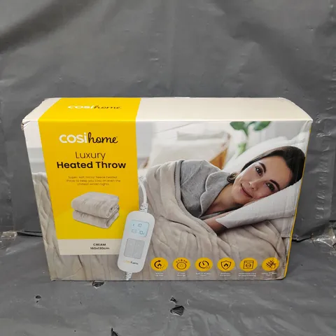 BOXED COSIHOME LUXURY HEATED THROW 