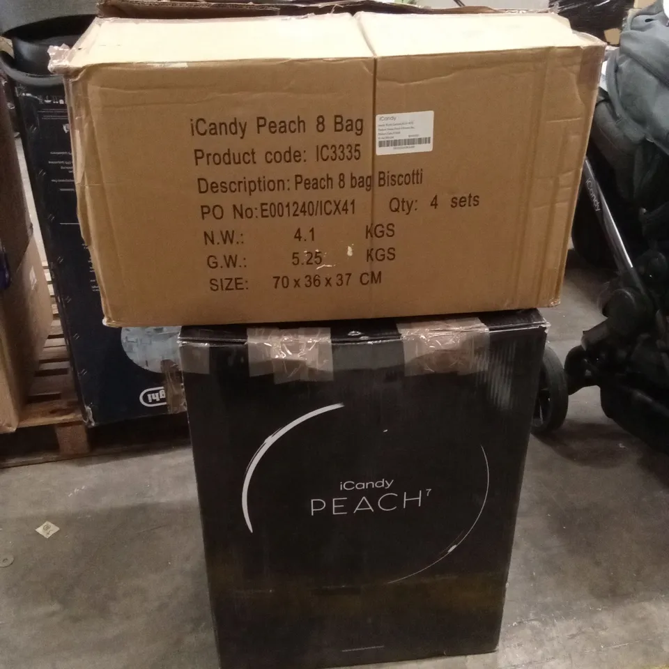 BOXED ICANDY PEACH⁷ STROLLER AND ACCESSORIES (2 BOXES)