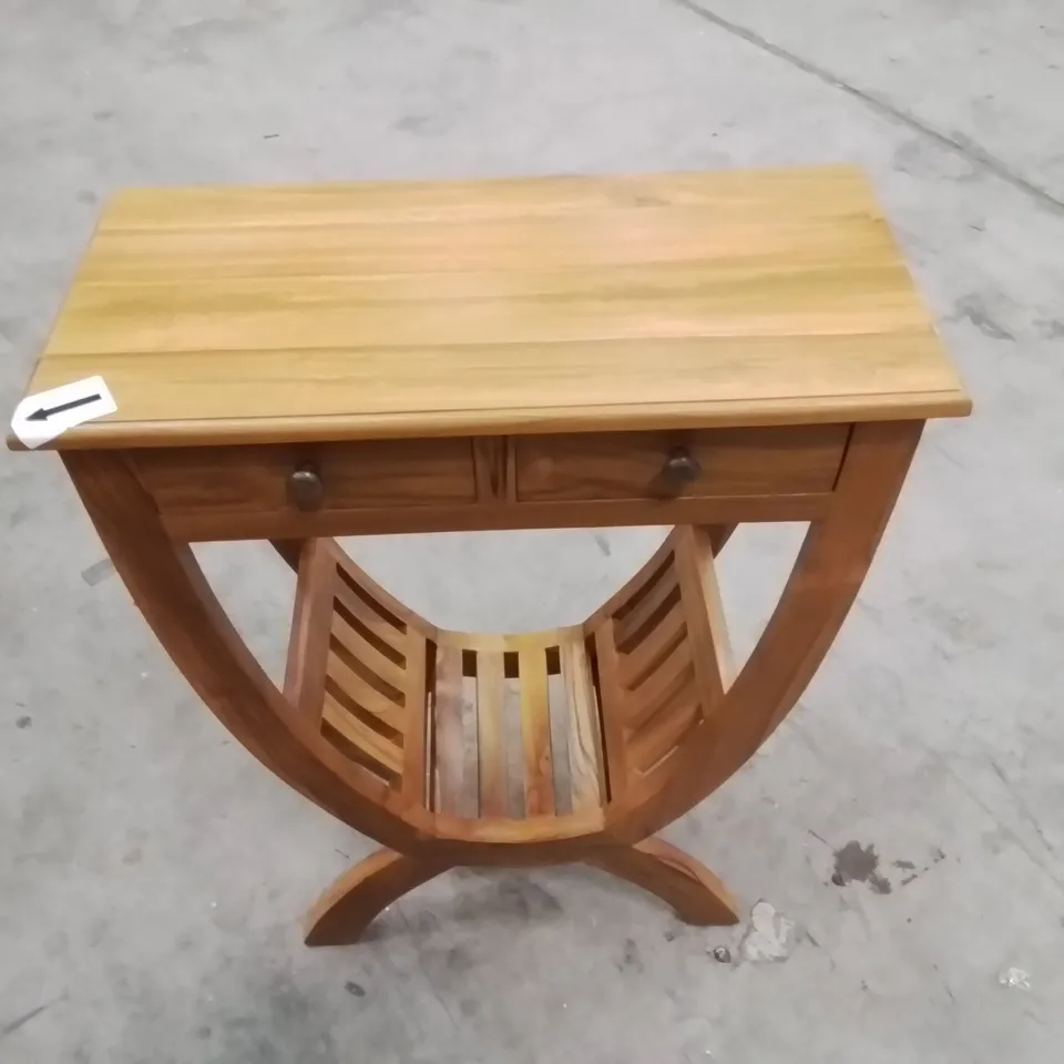 LUKATS 60CM SOLID WOOD CONSOLE TABLE 