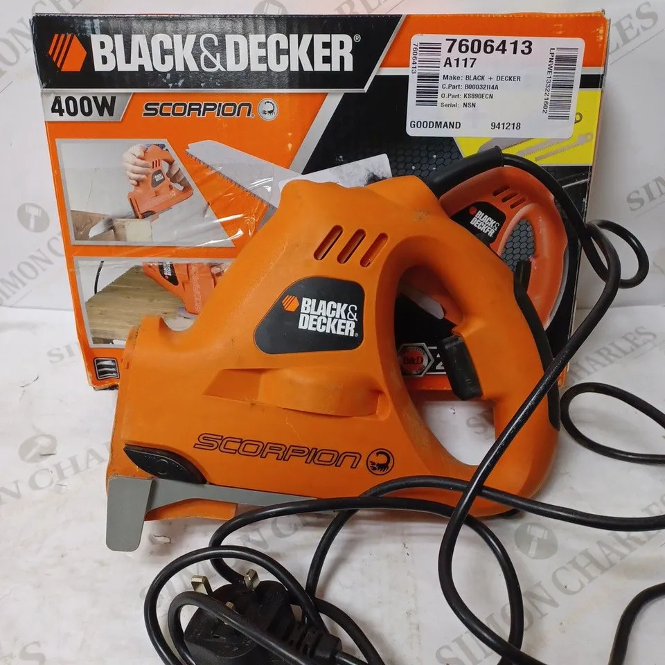 BLACK & DECKER SCORPION POWERED HANDSAW