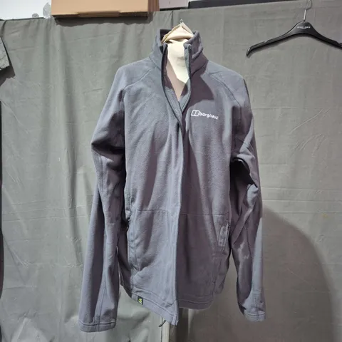 BERGHAUS FLEECE JACKET – GREY – UK L
