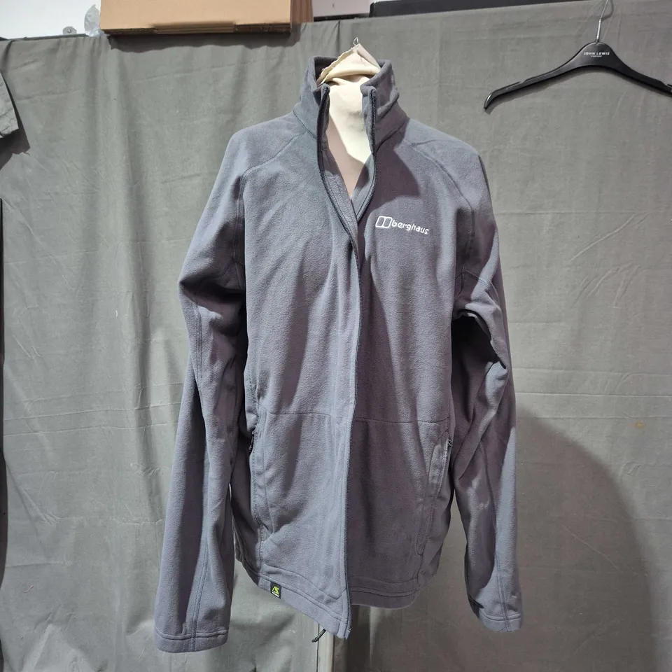 BERGHAUS FLEECE JACKET – GREY – UK L