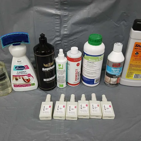APPROXIMATELY 12 ASSORTED HOUSEHOLD GOODS TO INCLUDE DEEP CLEAN PRO, CARPET CLEANER, AND CALMING SPRAY ETC - COLLECTION ONLY 