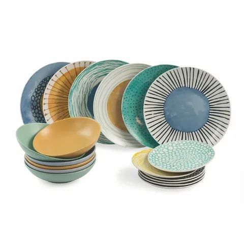 BOXED MAREA 18 PIECE DINNERWARE SET