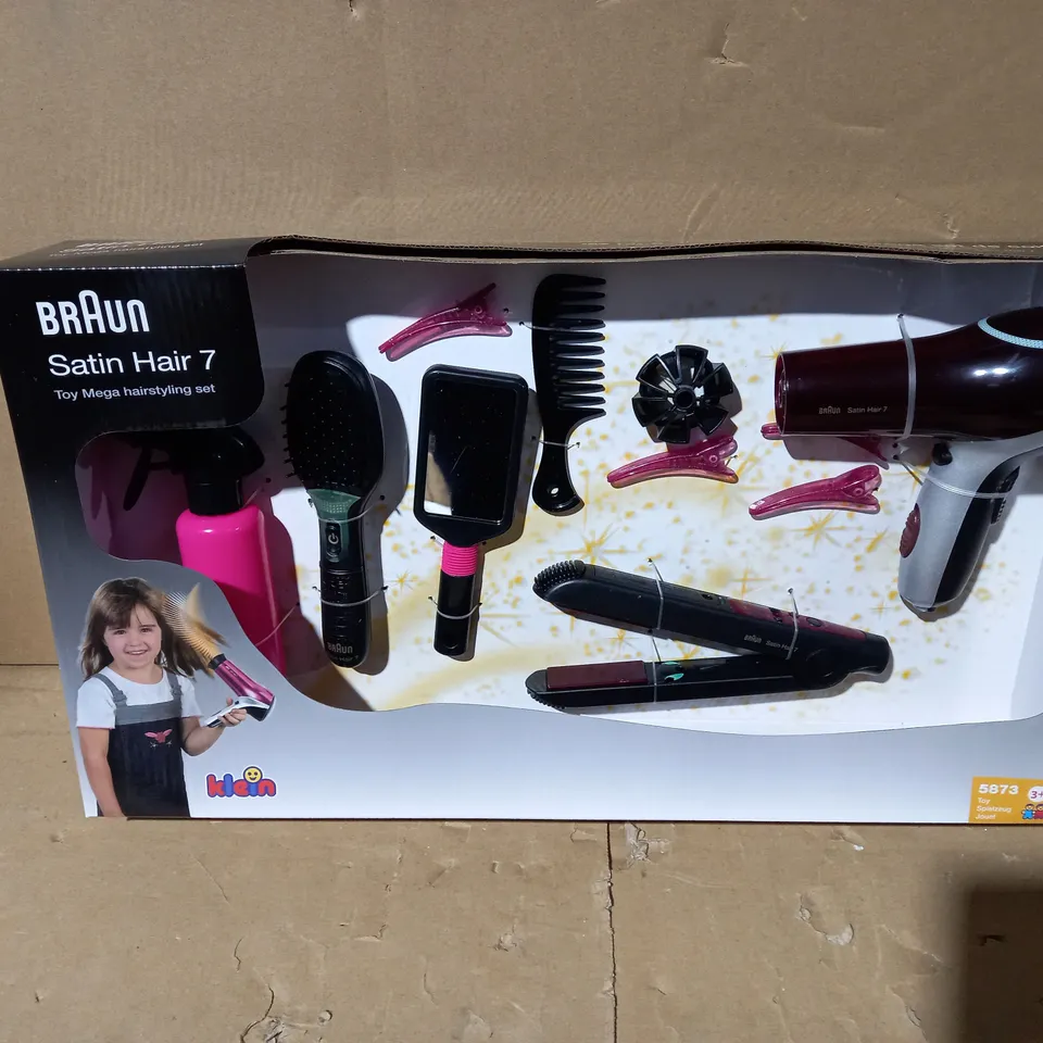 BRAUN MEGA HAIRSTYLING TOY GIFT SET RRP £34.99