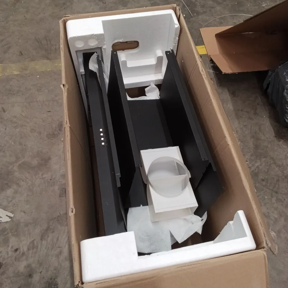 BOXED AEG 6000 EXTRACTIONTECH CHIMNEY COOKER HOOD, DBX3951R - BLACK