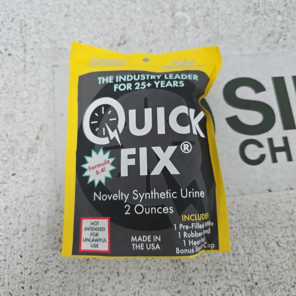 QUICK FIX NOVELTY SYNTHETIC URINE – 2 OUNCES