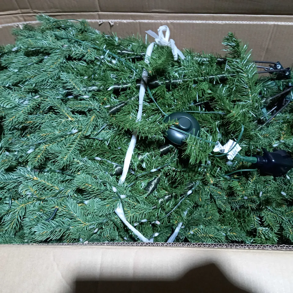 SANTAS BEST PRELIT CHRISTMAS TREE 8 FT - COLLECTION ONLY