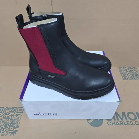 BOXED PAIR OF LOTUS MONTY BOOTS IN BLACK - EU 41