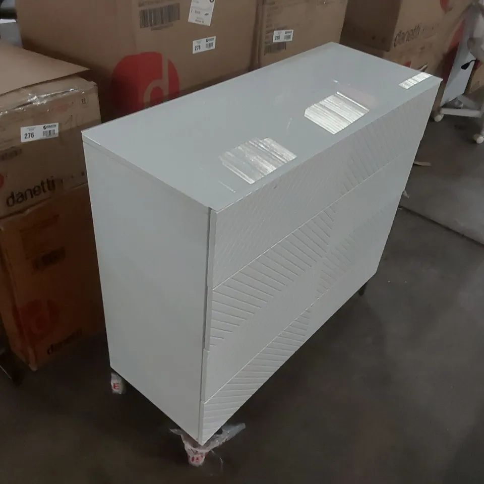 DANETTI NOAH CHEST OF DRAWERS IN WHITE GLOSS