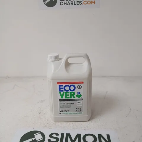 ECOVER FABRIC SOFTENER – 200 LOADS - 5L