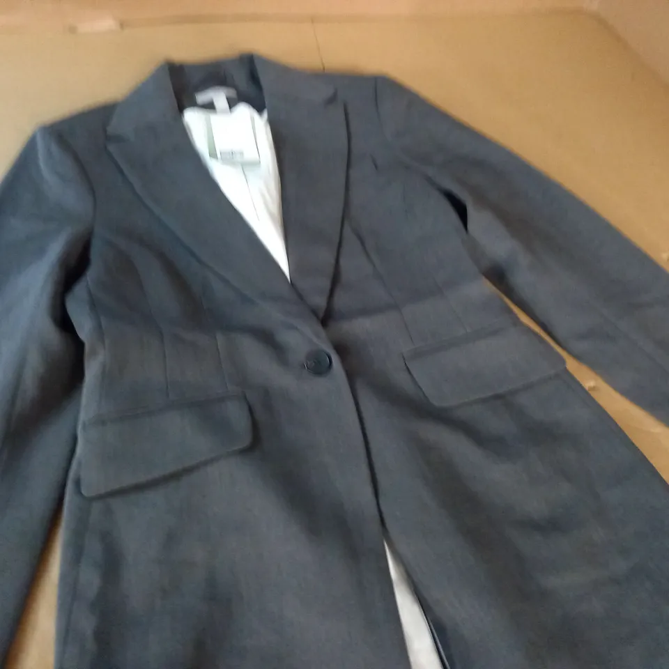 H&M GREY BLAZER - UK 10
