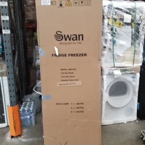 FRIDGEMASTER 50/50 FRIDGE FREEZER BLACK