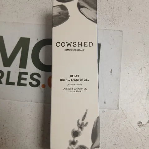 COWSHED RELAX BATH & SHOWER GEL – 300 ML, LAVENDER, EUCALYPTUS & TONKA BEAN, SOMERSET, ENGLAND