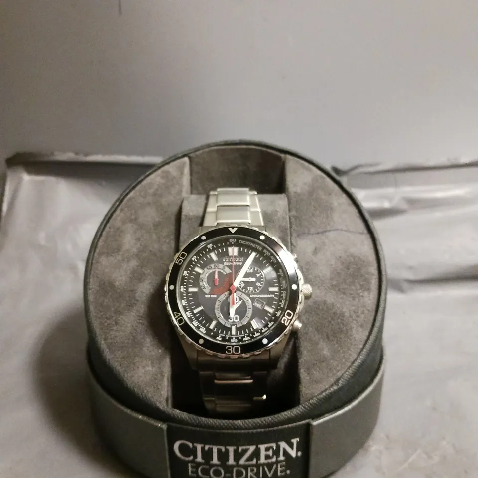 BOXED CITIZEN ECO-DRIVE PROMASTER CHRONOGRAPH WATCH