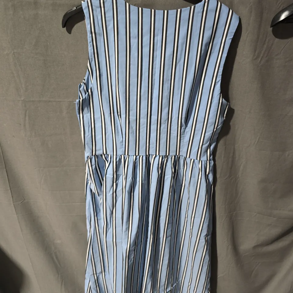 Nobody's Child Striped Sleeveless Dress – UK 10 (EU 38), Blue & White