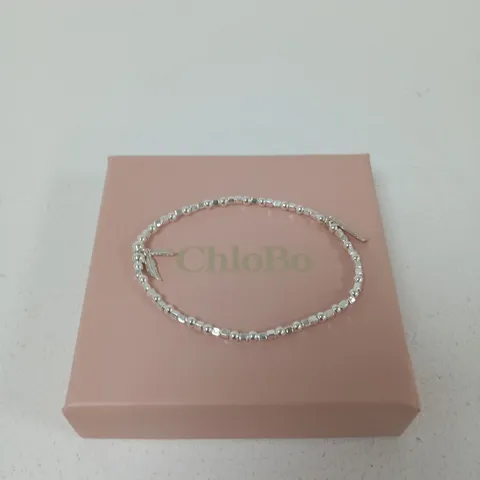 CHLOBO SILVER-TONE BEAD BRACELET