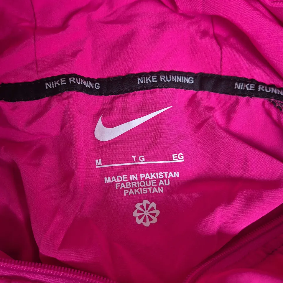 NIKE RUNNING WOMEN'S JACKET – PINK & GREY, SIZE M