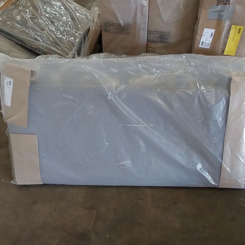 QUALITY BAGGED 135CM PARIS HEADBOARD - SLATE GREY 