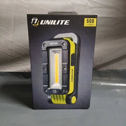 UNILITE LED FLOOD LIGHT SLR-500 – 500 LUMEN RECHARGEABLE WORK LIGHT (BOXED)