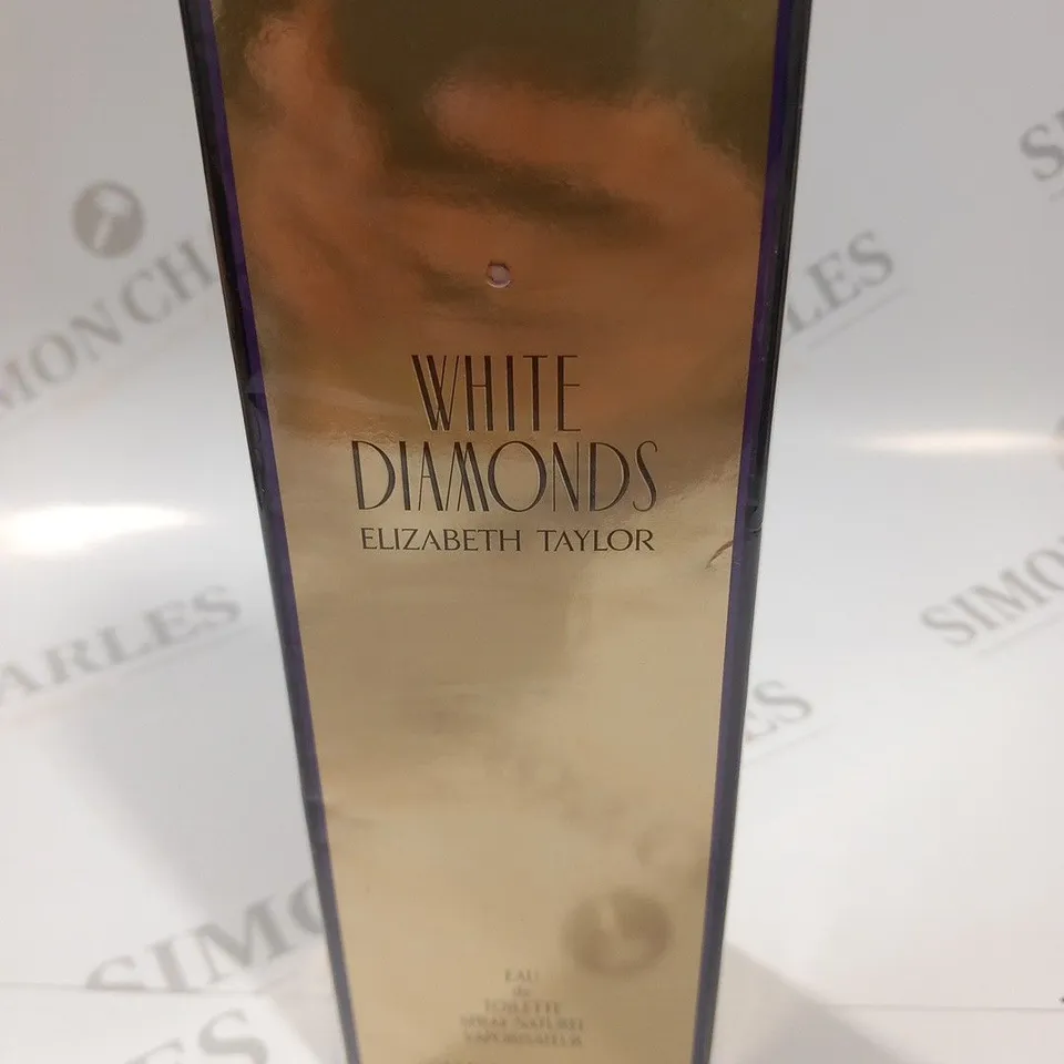 BOXED AND SEALED WHITE DIAMONDS ELIZABETH TAYLOR EAU DE TOILETTE 100ML