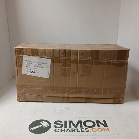 BOX OF APPROXIMATELY 1000 X SILICONE FACE BRUSH LILAC